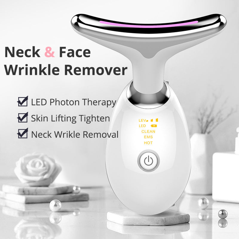 EMS Thermal face Lifting And Tighten Massager Electric Microcurrent Wrinkle Remover
